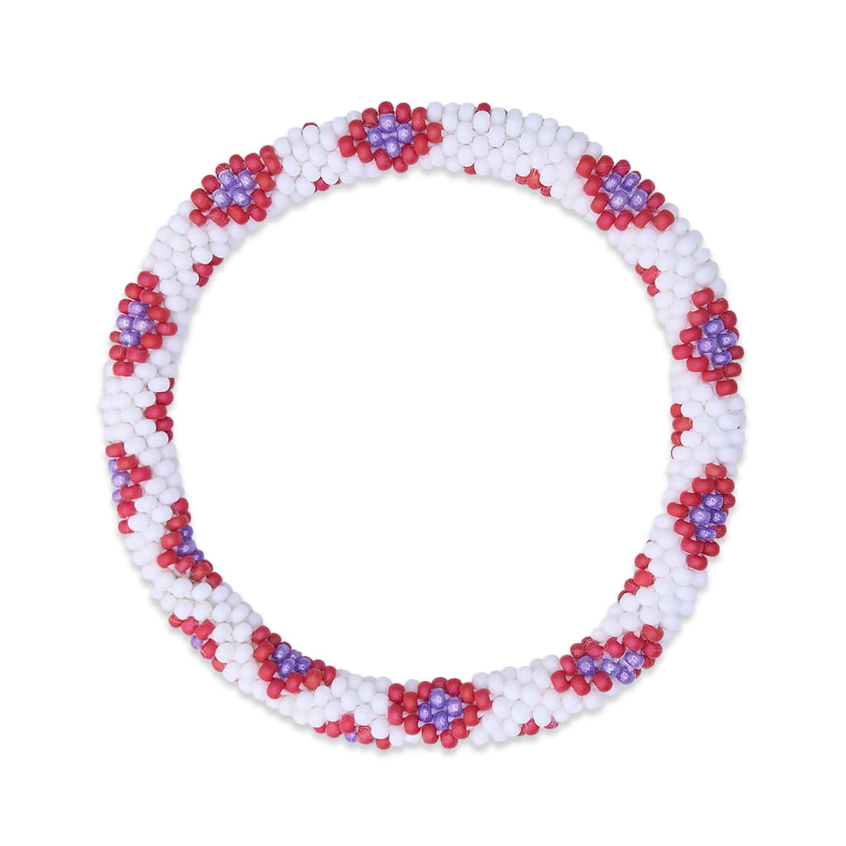 Queen of Diamonds | Himalayan Glass Bead Bracelet