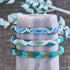 Seafoam Crashing | Himalayan Glass Bead Bracelet