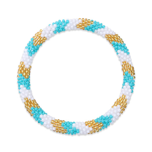 Underwater Treasure | Himalayan Glass Bead Bracelet