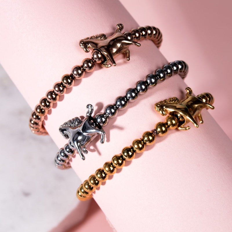 Equestrian | 18k Gold | Horse Charm Bracelet
