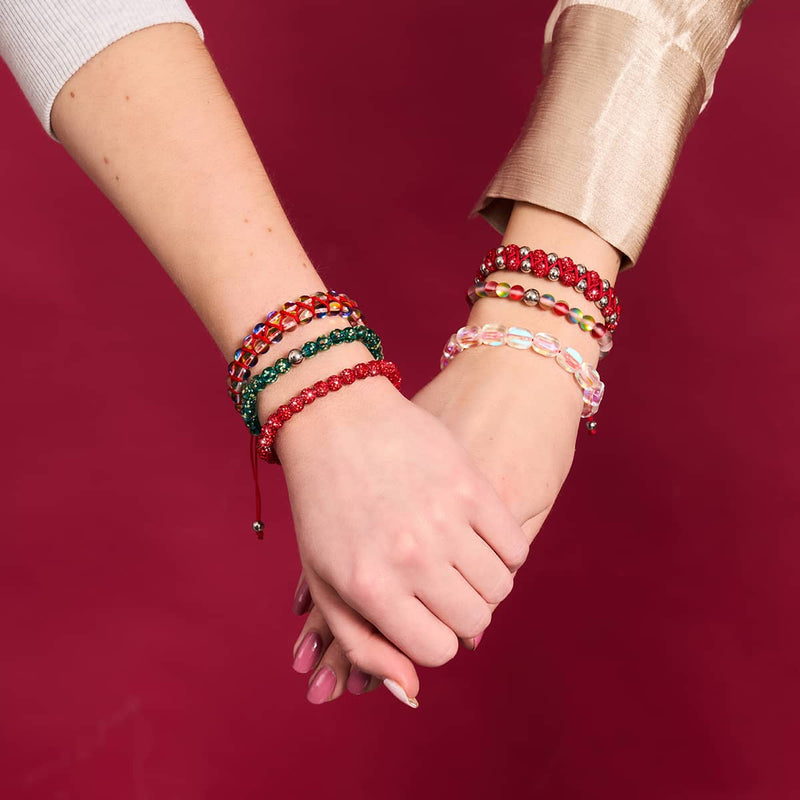 Mini Ruby Kikiballa Crystal x Red String Bracelet