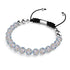 Rainbow Confetti | Silver x Black | Kikiballa Bracelet