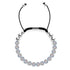 Rainbow Confetti | Silver x Black | Kikiballa Bracelet