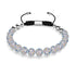 Rainbow Confetti | Silver x Black | Kikiballa Bracelet