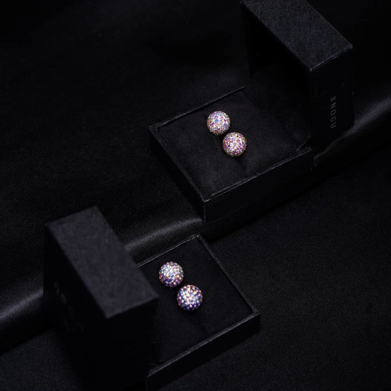 Confetti Crystal | .925 Sterling Silver | Kikiballa Earrings