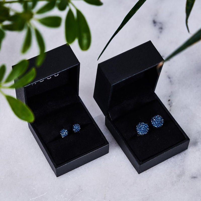 Sapphire Crystal | .925 Sterling Silver | Kikiballa Earrings