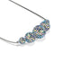 Midnight Confetti Crystal | .925 Sterling Silver | Kikiballa Infinity Clasp Necklace