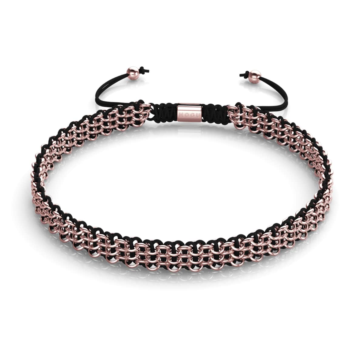 Black x Rose Gold | Kismet Links | Choker Necklace