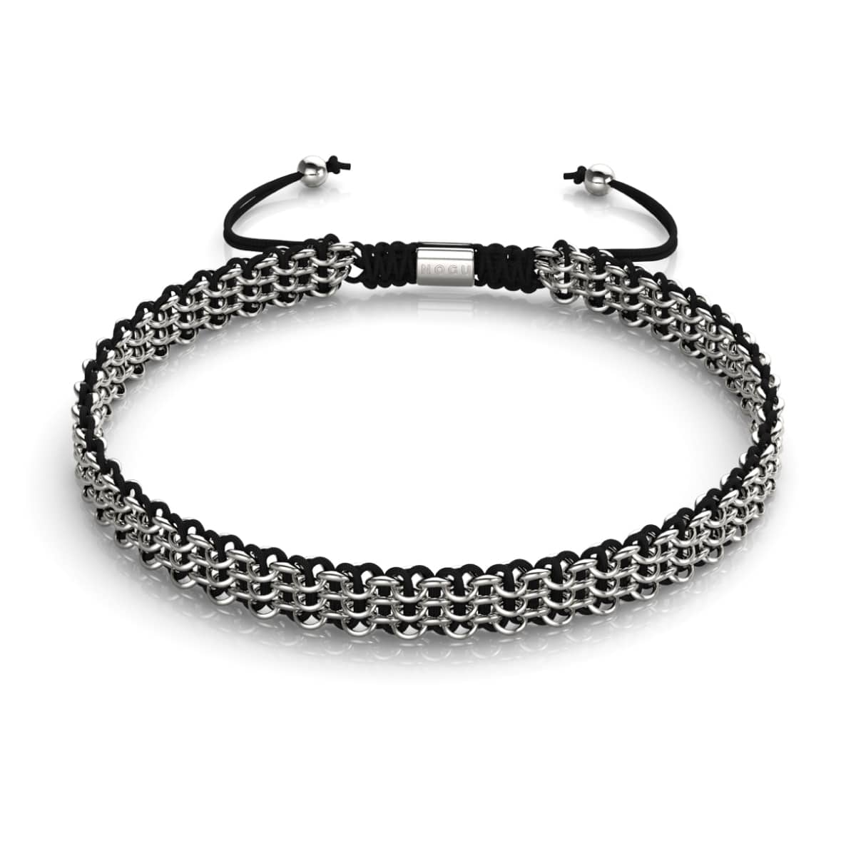 Black x Silver | Kismet Links | Choker Necklace