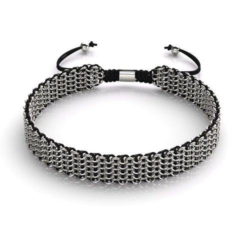 Black x Silver | Kismet Links | Deluxe Choker Necklace