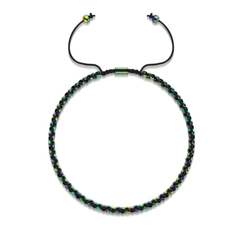 Black x Unicorn Silver | Kismet Links | Deluxe Choker Necklace