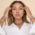Purple x Silver | Kismet Links | Choker Necklace