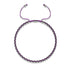 Purple x Silver | Kismet Links | Choker Necklace