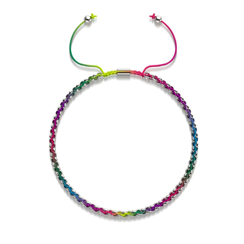 Spectrum x Silver | Kismet Links | Choker Necklace