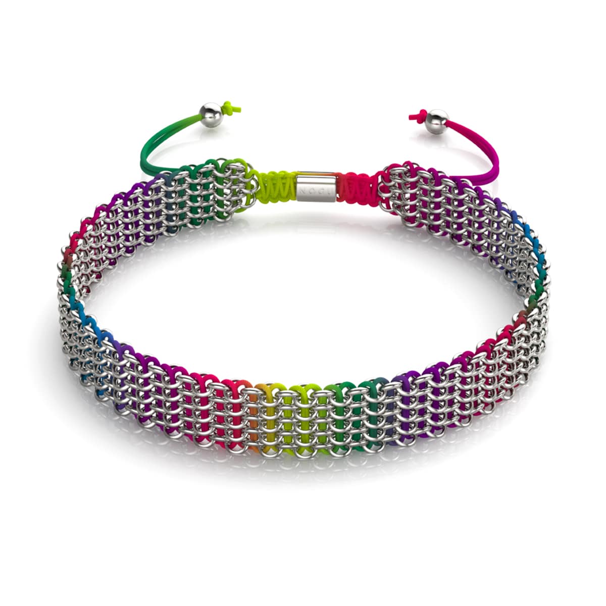 Spectrum x Silver | Kismet Links | Deluxe Choker Necklace