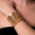 Coral | 18k Gold | Laser Cut Cuff
