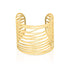 Energy | 18k Gold | Laser Cut Cuff