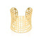 Lattice | 18k Gold | Laser Cut Cuff