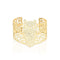 Owl | 18k Gold | Laser Cut Cuff