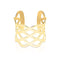 Ribbon | 18k Gold | Laser Cut Cuff