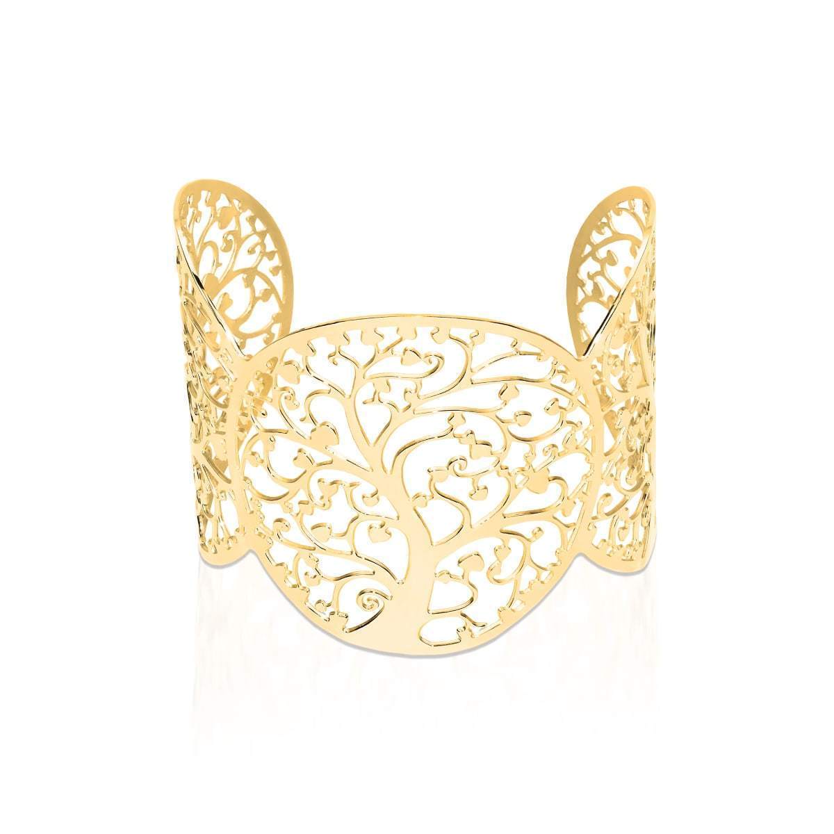 Tree of Life | 18k Gold | Laser Cut Cuff