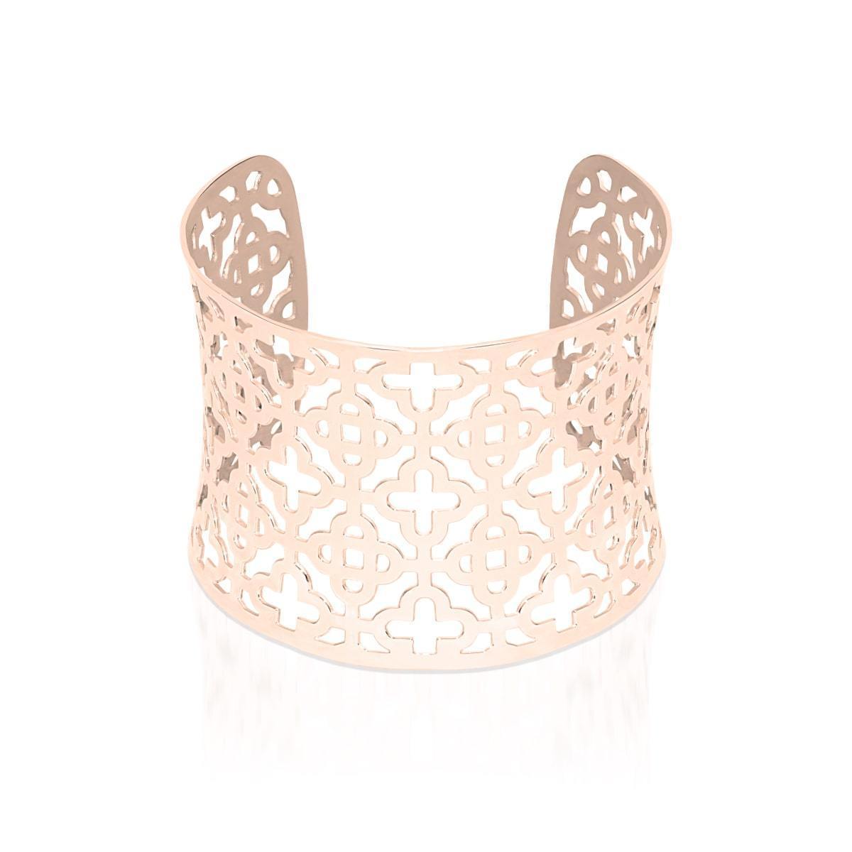Clover | 18k Rose Gold | Laser Cut Cuff