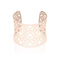 Clover | 18k Rose Gold | Laser Cut Cuff