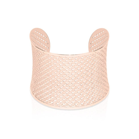 Metropolis | 18k Rose Gold | Laser Cut Cuff