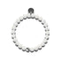 Fuji | Silver | White Lava Rock Diffuser Bracelet