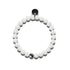 Krakatoa | Gunmetal | White Lava Rock Diffuser Bracelet