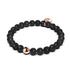 Pompeii | Black Lava Rock Diffuser | 18k Rose Gold | Expression Bracelet