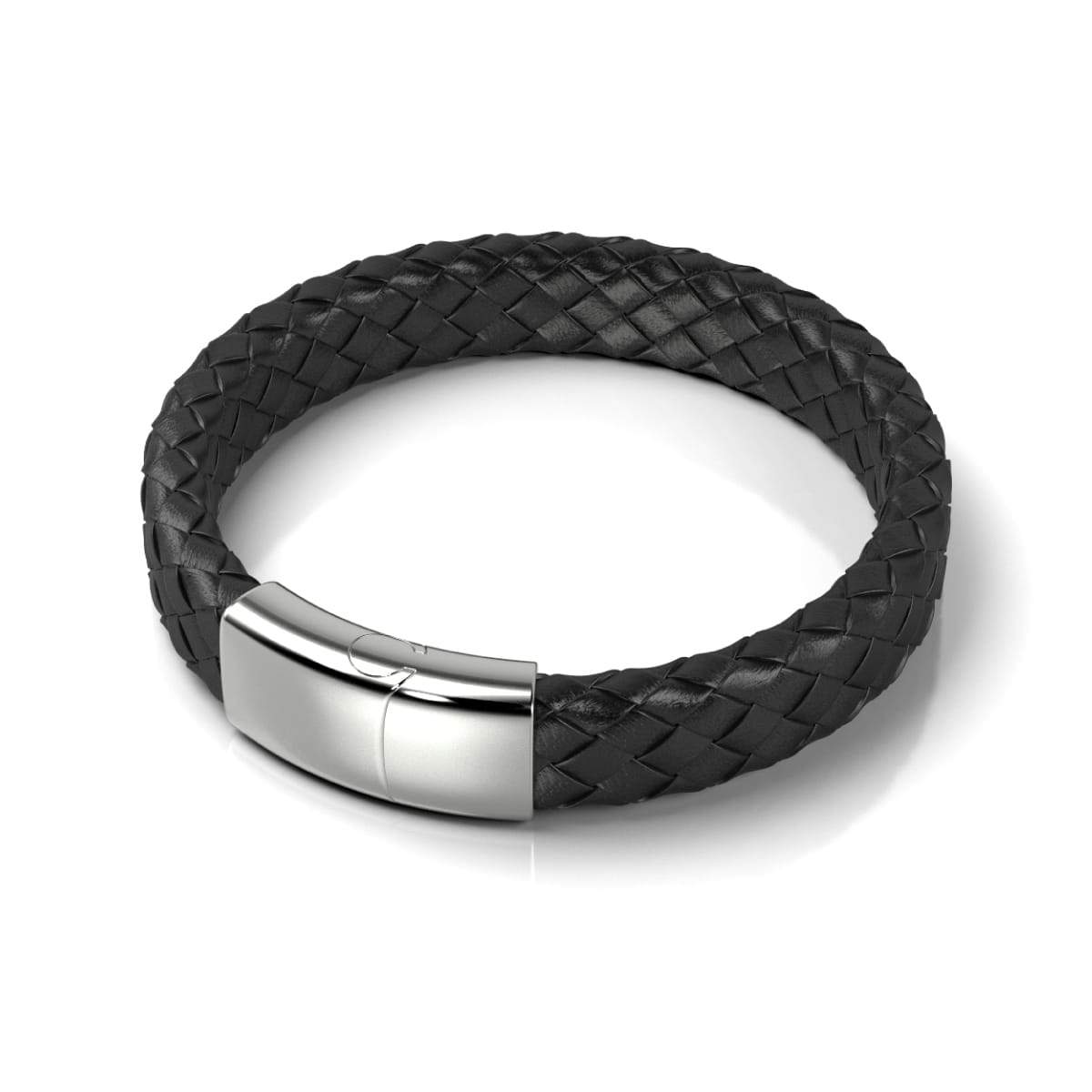 Silver | Infinity Braid | Leather Bracelet