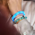 Azure x Ultramarine | Lumos Ceramic | Vitality Macrame Bracelet