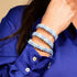 Azure x Ultramarine | Lumos Ceramic | Vitality Macrame Bracelet