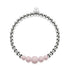 Dusty Rose | Silver | Lumos Ceramic Expression Bracelet