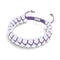 Purple Porcelain | Lumos Ceramic | Vitality Macrame Bracelet