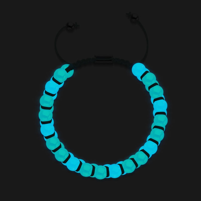 Viridian x Ultramarine | Lumos Ceramic | Vitality Macrame Bracelet