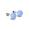 Azure | .925 Sterling Silver | Lumos Ceramic Stud Earrings