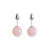 Coral | .925 Sterling Silver | Lumos Ceramic Stud Earrings