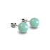 Viridian | .925 Sterling Silver | Lumos Ceramic Stud Earrings