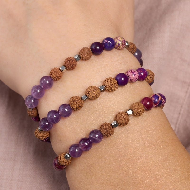 Awakening | Gemstone Rudraksha | Mala Bracelet
