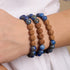 Divination | Lapis x Rudraksha | Mala Bracelet