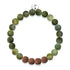 Enlightenment | Canada Jade x Rudraksha | Mala Bracelet