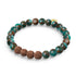 Ethereal | New Green Agate x Rudraksha | Mala Bracelet
