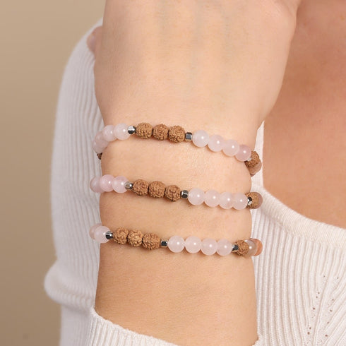 Law of Attraction | Gemstone Rudraksha | Mala Bracelet