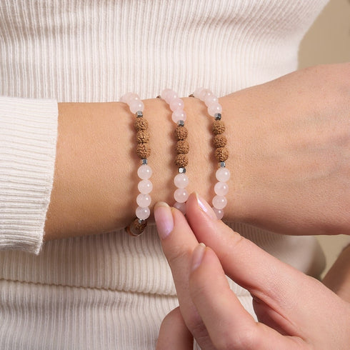 Law of Attraction | Gemstone Rudraksha | Mala Bracelet