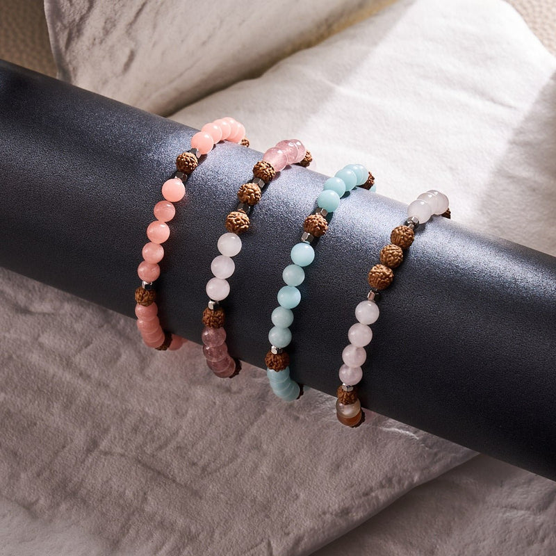 Law of Attraction | Gemstone Rudraksha | Mala Bracelet