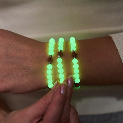 Light Of Nirvana | Gemstone x Lumos Rudraksha |  Mala Bracelet