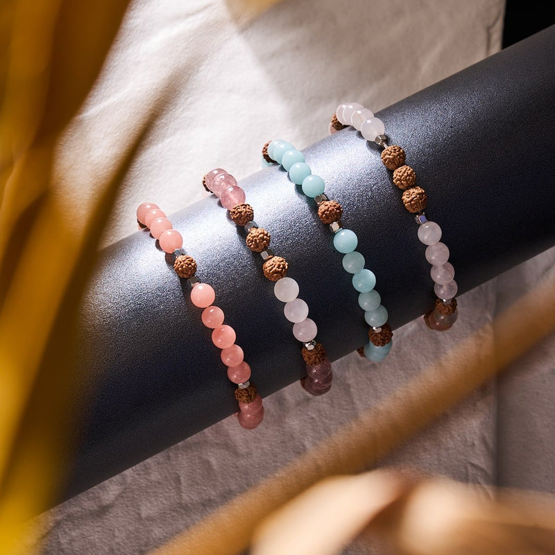 Mahayana | Gemstone Rudraksha | Mala Bracelet