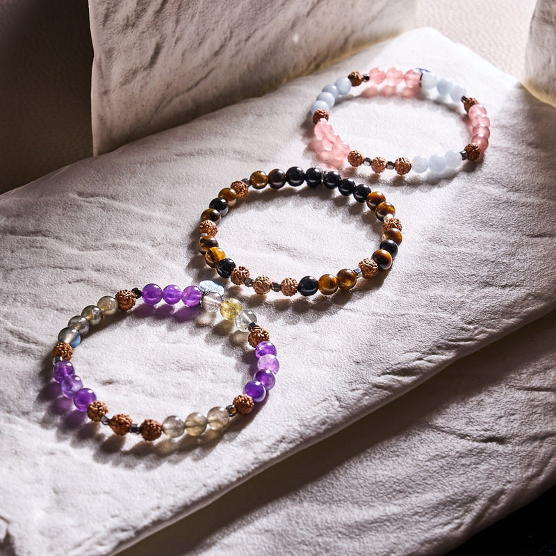 Metaphysical | Gemstone Rudraksha | Mala Bracelet